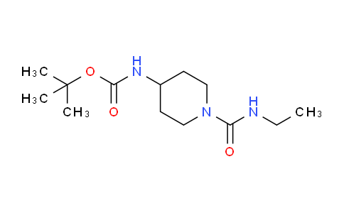 CAS No. 1188964-80-8, tert-Butyl (1-(ethylcarbamoyl)piperidin-4-yl)carbamate
