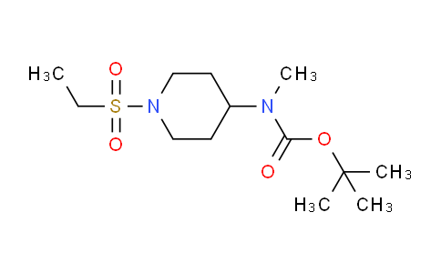 CAS No. 1286263-72-6, tert-Butyl (1-(ethylsulfonyl)piperidin-4-yl)(methyl)carbamate