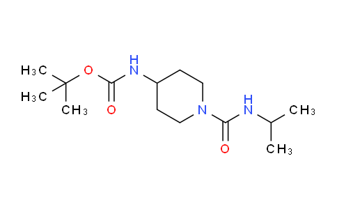 CAS No. 1286265-61-9, tert-Butyl (1-(isopropylcarbamoyl)piperidin-4-yl)carbamate