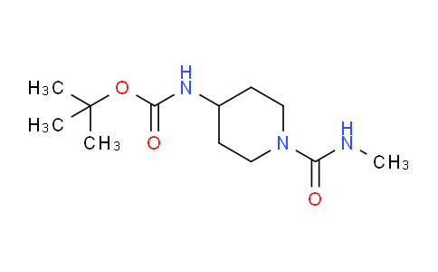 CAS No. 1286274-70-1, tert-Butyl (1-(methylcarbamoyl)piperidin-4-yl)carbamate