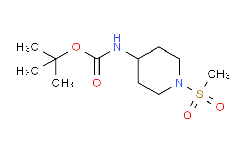 CAS No. 287953-38-2, tert-Butyl (1-(methylsulfonyl)piperidin-4-yl)carbamate
