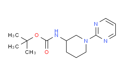 CAS No. 1420827-78-6, tert-Butyl (1-(pyrimidin-2-yl)piperidin-3-yl)carbamate
