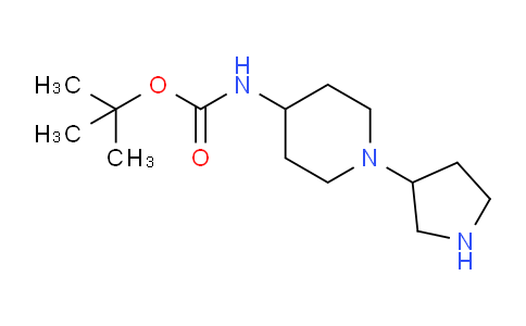 CAS No. 885274-91-9, tert-Butyl (1-(pyrrolidin-3-yl)piperidin-4-yl)carbamate