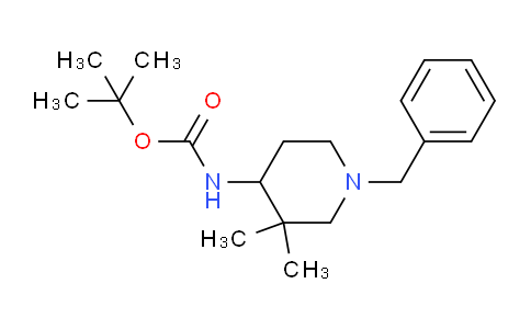 CAS No. 1854685-54-3, tert-Butyl (1-benzyl-3,3-dimethylpiperidin-4-yl)carbamate