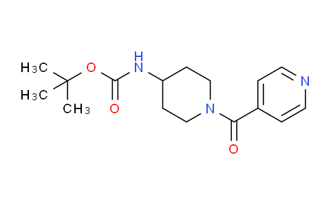 CAS No. 1286275-47-5, tert-Butyl (1-isonicotinoylpiperidin-4-yl)carbamate