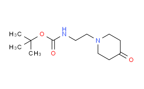CAS No. 1397243-43-4, tert-Butyl (2-(4-oxopiperidin-1-yl)ethyl)carbamate