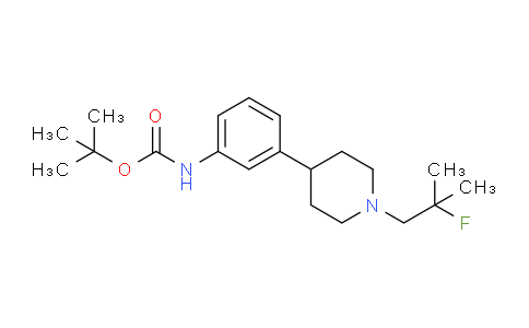CAS No. 1951440-93-9, tert-Butyl (3-(1-(2-fluoro-2-methylpropyl)piperidin-4-yl)phenyl)carbamate