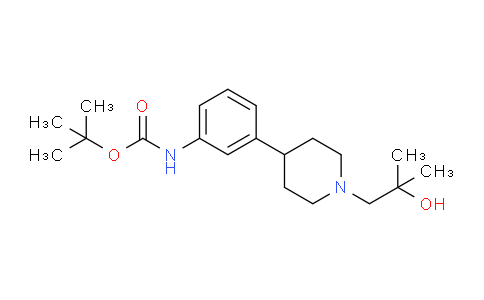 CAS No. 1951440-90-6, tert-Butyl (3-(1-(2-hydroxy-2-methylpropyl)piperidin-4-yl)phenyl)carbamate