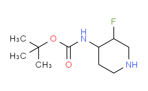 CAS No. 1228631-81-9, tert-Butyl (3-fluoropiperidin-4-yl)carbamate