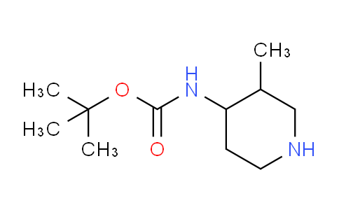CAS No. 866538-96-7, tert-Butyl (3-methylpiperidin-4-yl)carbamate