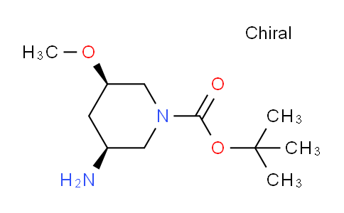 CAS No. 2227197-67-1, tert-Butyl (3S,5R)-3-amino-5-methoxypiperidine-1-carboxylate