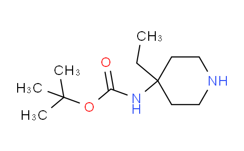 CAS No. 440101-15-5, tert-Butyl (4-ethylpiperidin-4-yl)carbamate