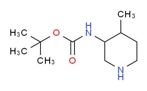 CAS No. 454709-84-3, tert-Butyl (4-methylpiperidin-3-yl)carbamate