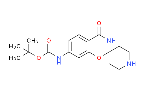 CAS No. 1260883-15-5, tert-Butyl (4-oxo-3,4-dihydrospiro[benzo[e][1,3]oxazine-2,4'-piperidin]-7-yl)carbamate