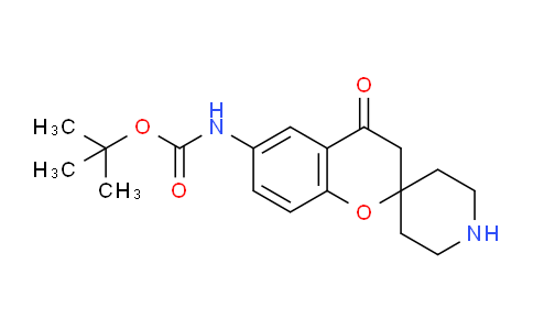 CAS No. 1260897-99-1, tert-Butyl (4-oxospiro[chroman-2,4'-piperidin]-6-yl)carbamate