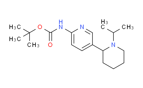 CAS No. 1352526-83-0, tert-Butyl (5-(1-isopropylpiperidin-2-yl)pyridin-2-yl)carbamate