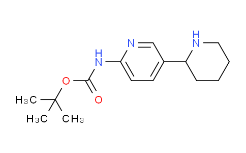 CAS No. 1352483-81-8, tert-Butyl (5-(piperidin-2-yl)pyridin-2-yl)carbamate
