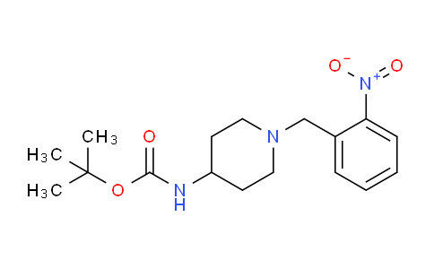 CAS No. 1197156-35-6, tert-Butyl 1-(2-nitrobenzyl)piperidin-4-ylcarbamate