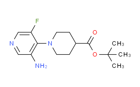 CAS No. 1613192-01-0, tert-Butyl 1-(3-amino-5-fluoropyridin-4-yl)piperidine-4-carboxylate