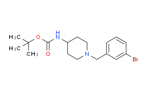 CAS No. 1286264-68-3, tert-Butyl 1-(3-bromobenzyl)piperidin-4-ylcarbamate