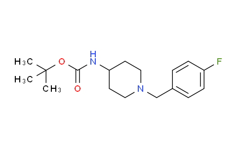 CAS No. 358748-21-7, tert-Butyl 1-(4-fluorobenzyl)piperidin-4-ylcarbamate
