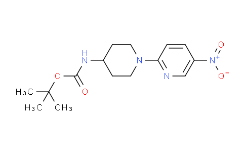 CAS No. 252577-83-6, tert-Butyl 1-(5-nitropyridine-2-yl)piperidine-4-ylcarbamate