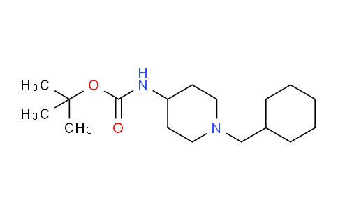 CAS No. 779339-14-9, tert-Butyl 1-(cyclohexylmethyl)piperidin-4-ylcarbamate