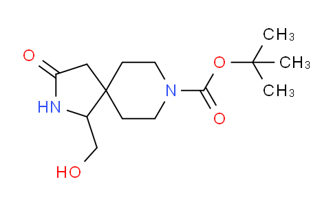 CAS No. 1357353-90-2, tert-Butyl 1-(hydroxymethyl)-3-oxo-2,8-diazaspiro[4.5]decane-8-carboxylate