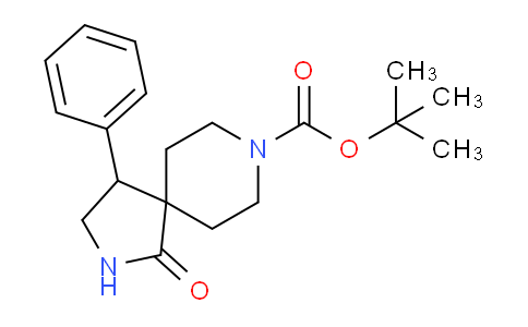 CAS No. 897670-78-9, tert-Butyl 1-oxo-4-phenyl-2,8-diazaspiro[4.5]decane-8-carboxylate