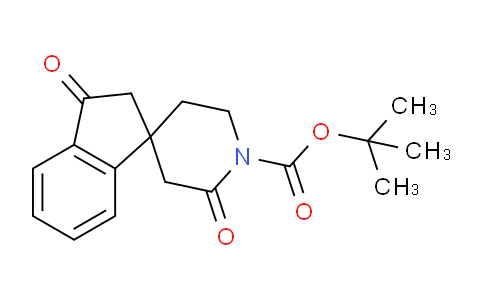 CAS No. 1823835-30-8, tert-Butyl 2',3-dioxo-2,3-dihydrospiro[indene-1,4'-piperidine]-1'-carboxylate