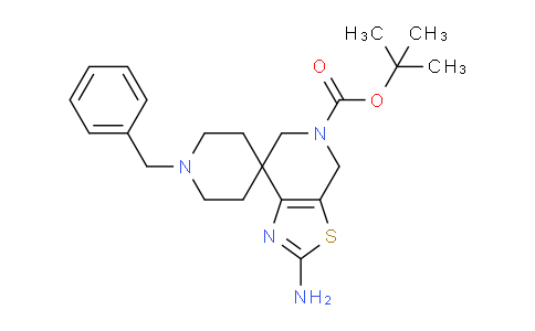 CAS No. 1341036-38-1, tert-Butyl 2'-amino-1-benzyl-4'H-spiro[piperidine-4,7'-thiazolo[5,4-c]pyridine]-5'(6'H)-carboxylate
