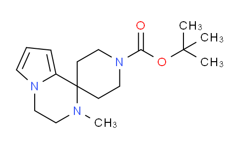 CAS No. 1392466-04-4, tert-Butyl 2'-methyl-3',4'-dihydro-2'H-spiro[piperidine-4,1'-pyrrolo[1,2-a]pyrazine]-1-carboxylate