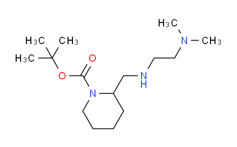 CAS No. 887588-60-5, tert-Butyl 2-(((2-(dimethylamino)ethyl)amino)methyl)piperidine-1-carboxylate