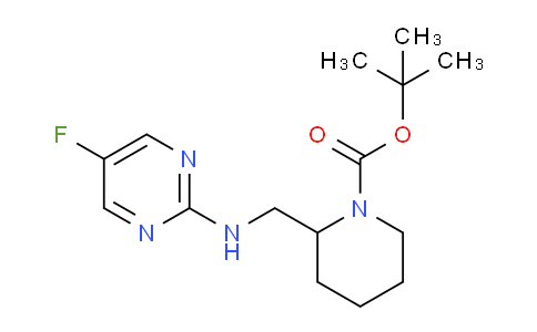 CAS No. 1261235-94-2, tert-Butyl 2-(((5-fluoropyrimidin-2-yl)amino)methyl)piperidine-1-carboxylate