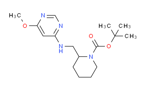 CAS No. 1353952-88-1, tert-Butyl 2-(((6-methoxypyrimidin-4-yl)amino)methyl)piperidine-1-carboxylate