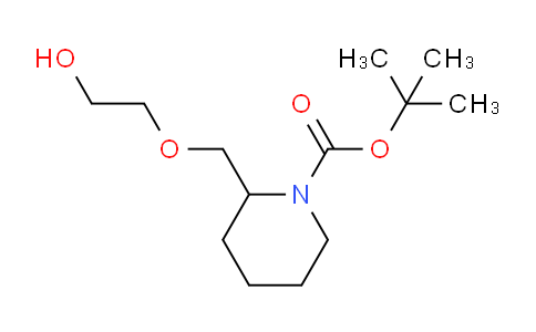 CAS No. 1353959-65-5, tert-Butyl 2-((2-hydroxyethoxy)methyl)piperidine-1-carboxylate