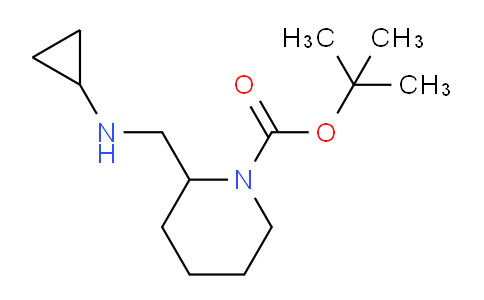 CAS No. 1289386-32-8, tert-Butyl 2-((cyclopropylamino)methyl)piperidine-1-carboxylate