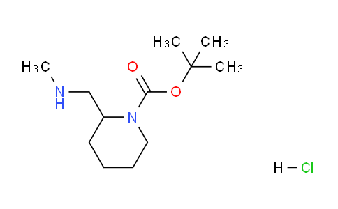 CAS No. 1956341-13-1, tert-Butyl 2-((methylamino)methyl)piperidine-1-carboxylate hydrochloride