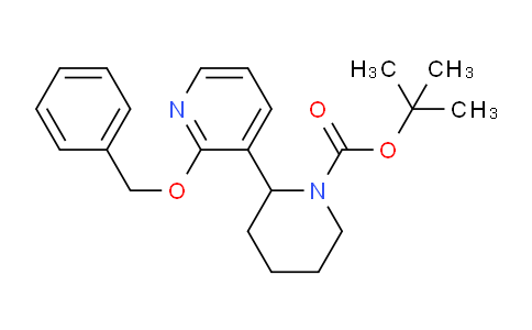 CAS No. 1352490-81-3, tert-Butyl 2-(2-(benzyloxy)pyridin-3-yl)piperidine-1-carboxylate