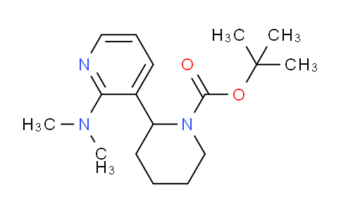 CAS No. 1352495-25-0, tert-Butyl 2-(2-(dimethylamino)pyridin-3-yl)piperidine-1-carboxylate