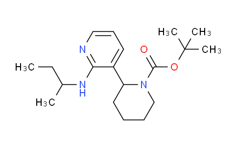1352529-20-4 | tert-Butyl 2-(2-(sec-butylamino)pyridin-3-yl)piperidine-1-carboxylate