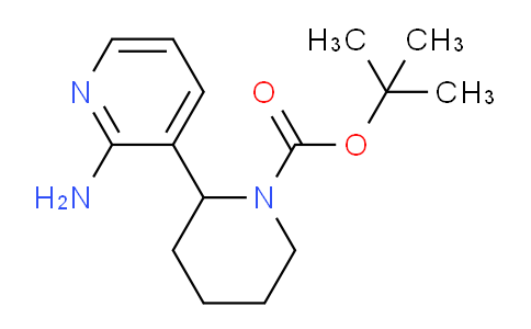 CAS No. 1352526-05-6, tert-Butyl 2-(2-aminopyridin-3-yl)piperidine-1-carboxylate