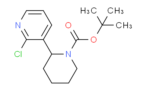 CAS No. 1352534-24-7, tert-Butyl 2-(2-chloropyridin-3-yl)piperidine-1-carboxylate