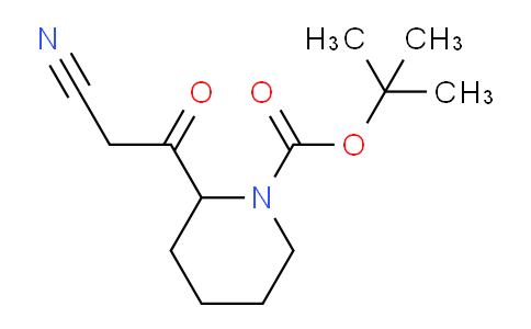 CAS No. 887592-68-9, tert-Butyl 2-(2-cyanoacetyl)piperidine-1-carboxylate
