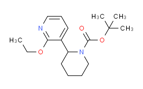 CAS No. 1352512-93-6, tert-Butyl 2-(2-ethoxypyridin-3-yl)piperidine-1-carboxylate
