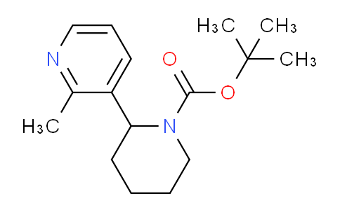 CAS No. 1352503-02-6, tert-Butyl 2-(2-methylpyridin-3-yl)piperidine-1-carboxylate
