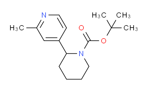 CAS No. 1352540-90-9, tert-Butyl 2-(2-methylpyridin-4-yl)piperidine-1-carboxylate