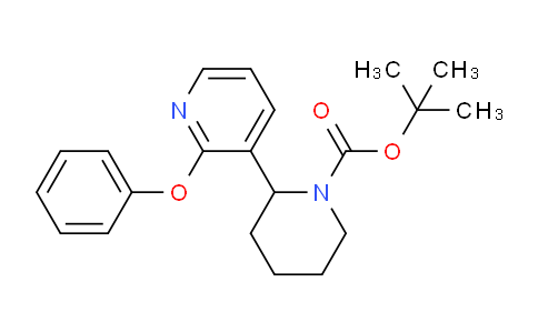 CAS No. 1352511-11-5, tert-Butyl 2-(2-phenoxypyridin-3-yl)piperidine-1-carboxylate