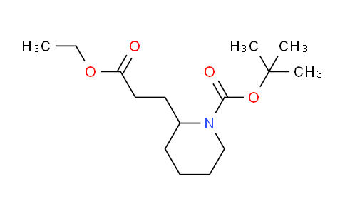 CAS No. 470668-99-6, tert-Butyl 2-(3-ethoxy-3-oxopropyl)piperidine-1-carboxylate