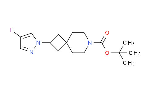 CAS No. 1421270-72-5, tert-Butyl 2-(4-iodo-1H-pyrazol-1-yl)-7-azaspiro[3.5]nonane-7-carboxylate